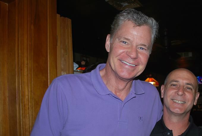 Doug and Dan Patrick hanging at the 7 Seas!
