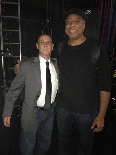 Doug with Bernie Williams NYC gig at the Sony Theater!